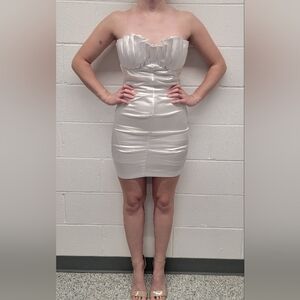 Roberta White Cocktail Dress Size 5